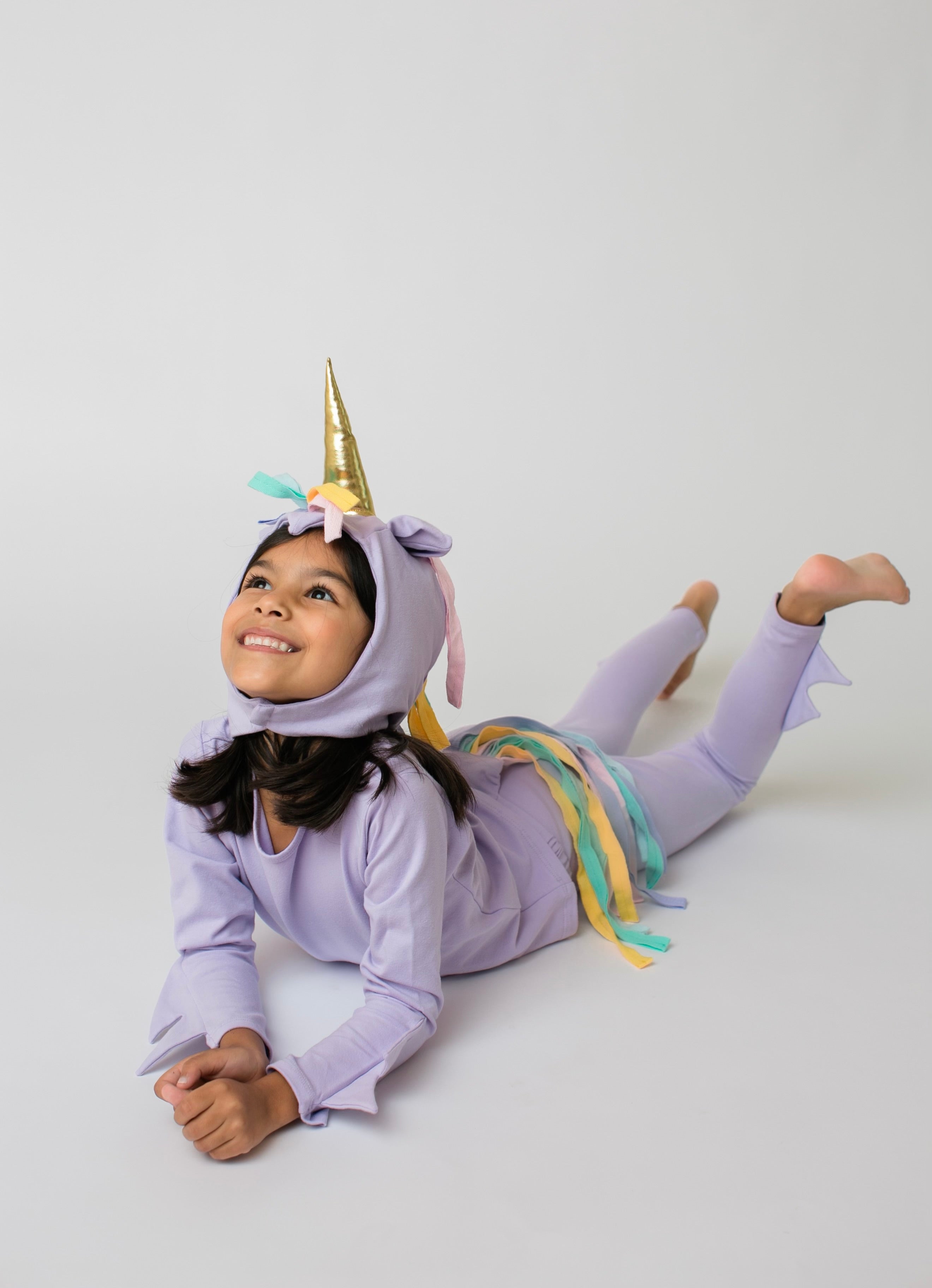 White unicorn onesie cheap with rainbow hair